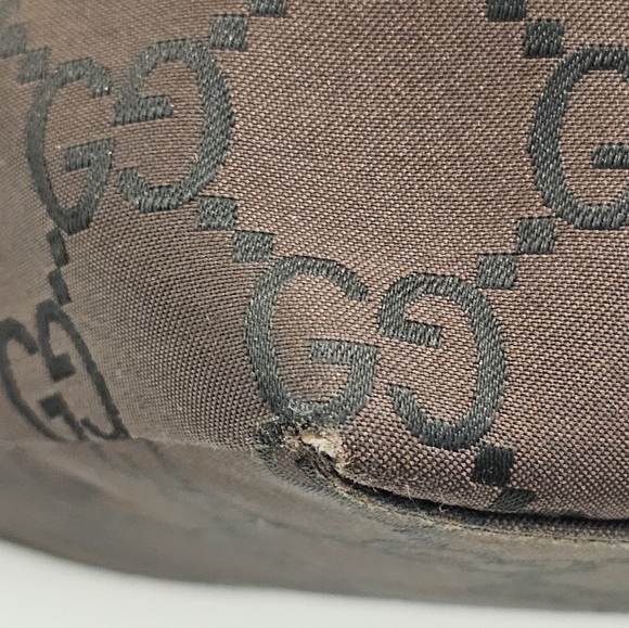 Gucci "GG" Nylon Hobo Handbag, GUC - Picture 7 of 11